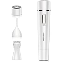 Los mejores  - Hangsun depiladora facial para mujeres- depiladora eléctrica indolora a prueba de agua para mujeres- maquinilla de…